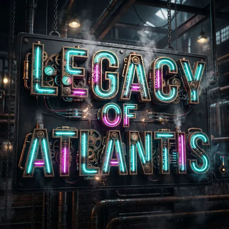 Industrial Neon Typography Artworks