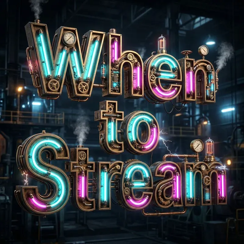 Industrial Neon Typography Artworks