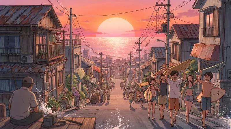 2D Anime Sliceoflife Cities