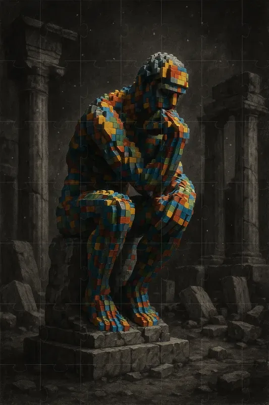 Lego Iconic Statue Cinematic Renders