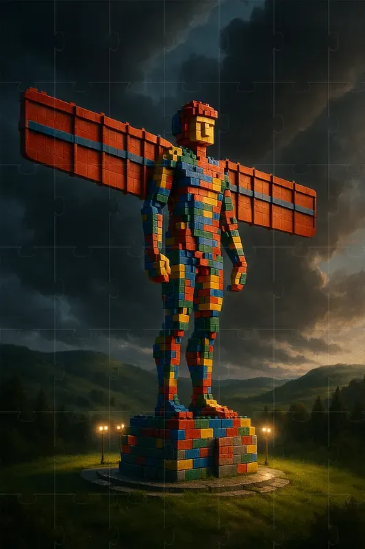 Lego Iconic Statue Cinematic Renders