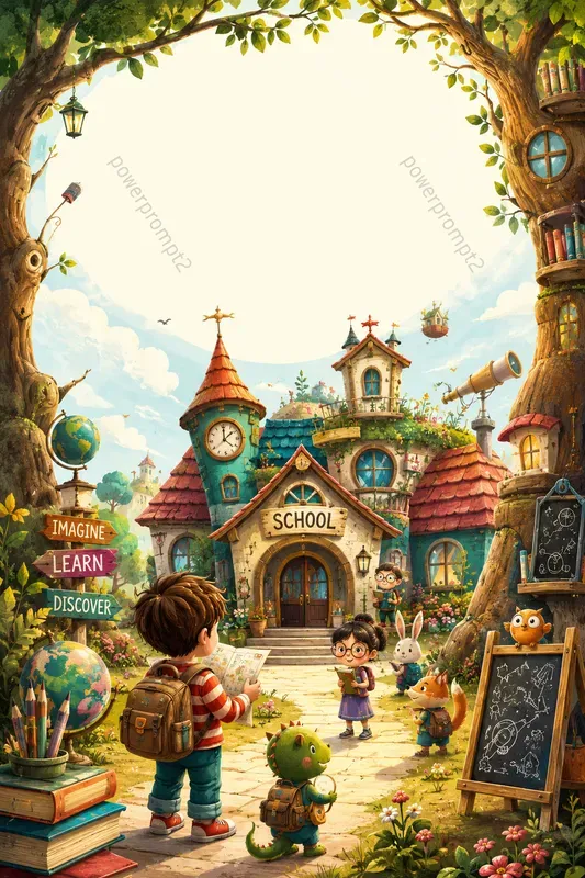 Kids School Book Covers