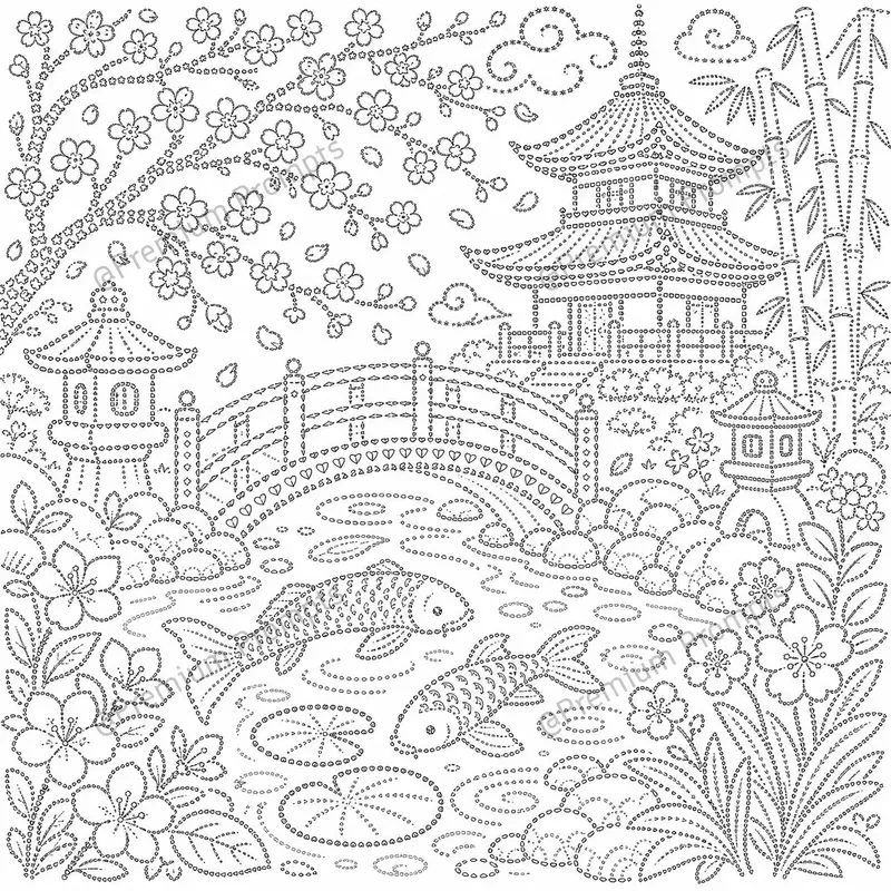 Creative Line Tracing Coloring Book Pages