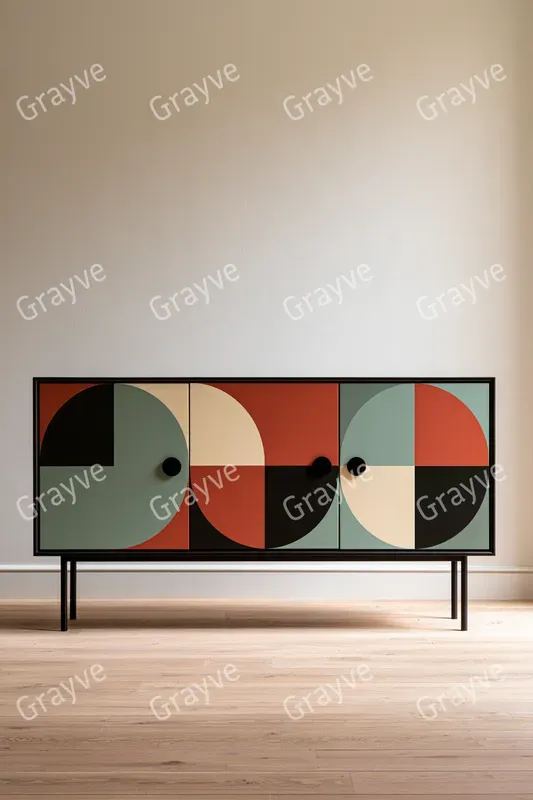 Bauhaus Painted Furniture Photography