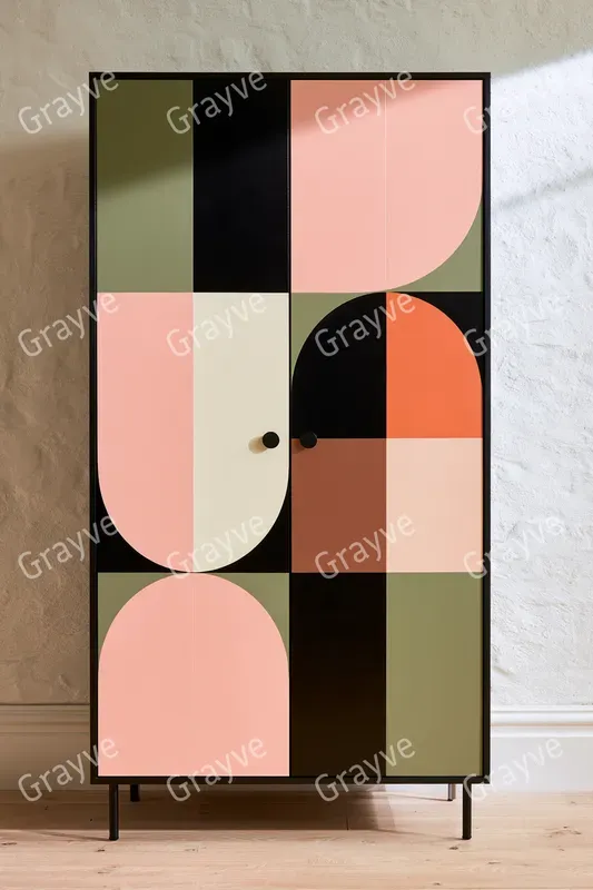 Bauhaus Painted Furniture Photography
