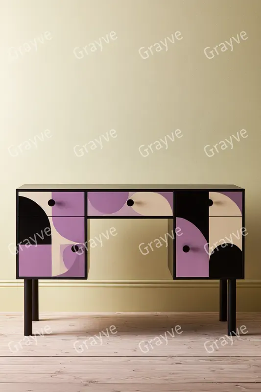 Bauhaus Painted Furniture Photography