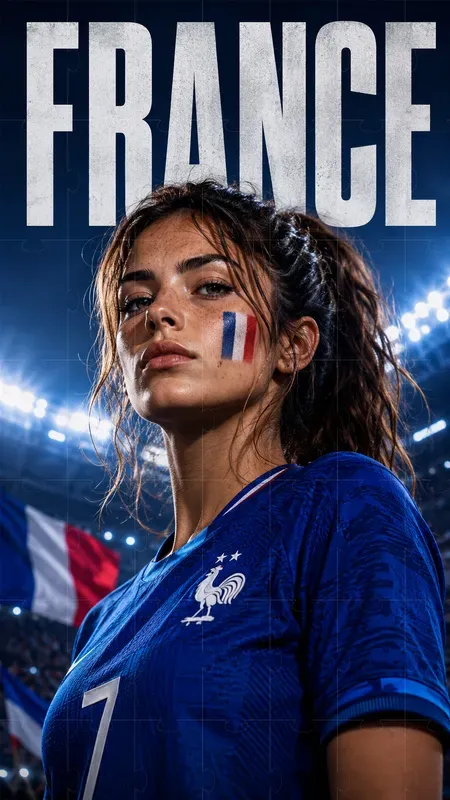 Football Fan Portrait Poster Sports