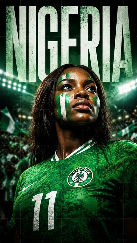 Football Fan Portrait Poster Sports