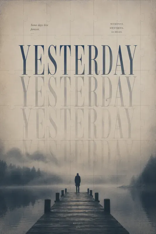 Nostalgic Typography Posters