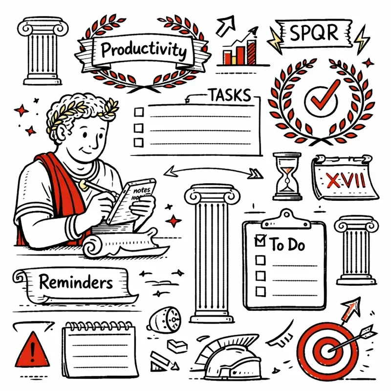 Minimal Weekly Planner Doodle Pack Sets