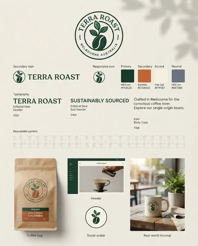 Artisan Coffee Visual Identities