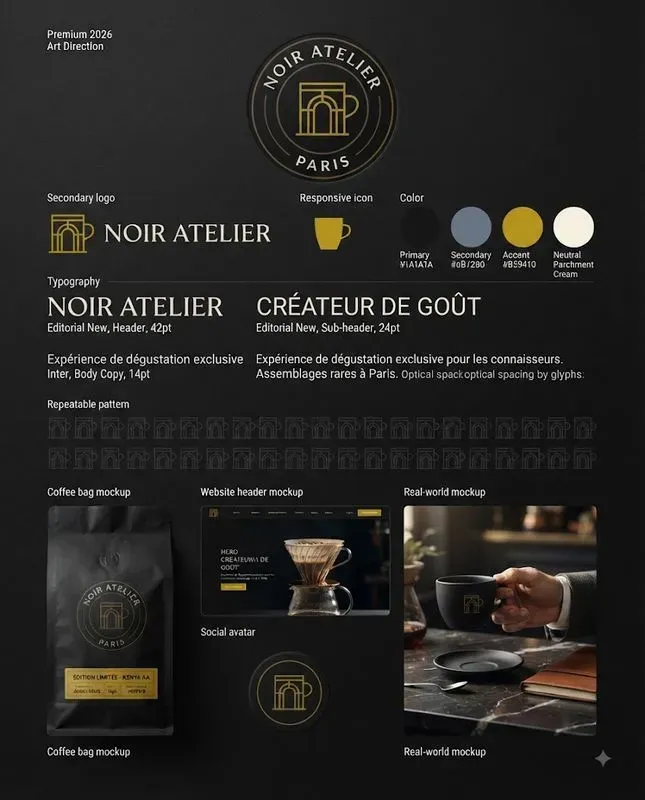 Artisan Coffee Visual Identities