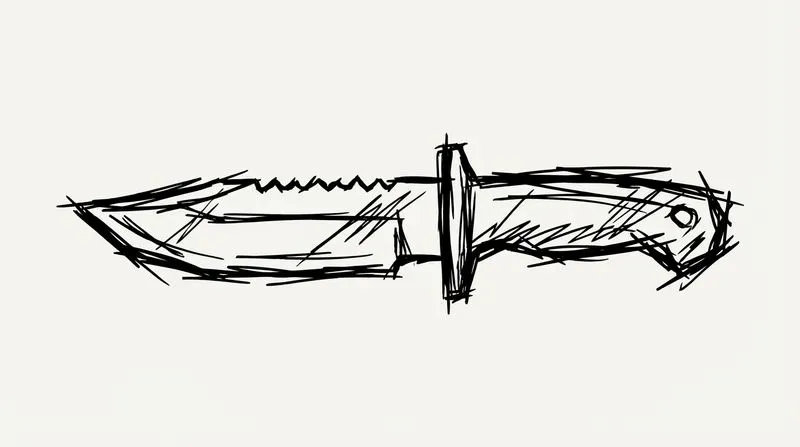 Detailed Gothic Line Art Sketches