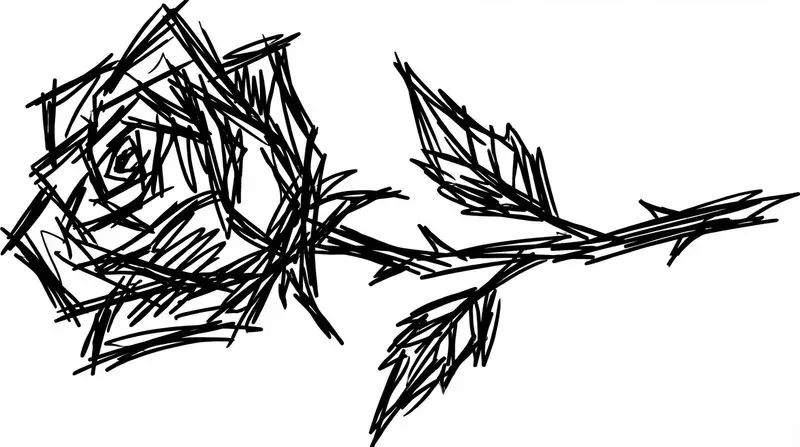 Detailed Gothic Line Art Sketches