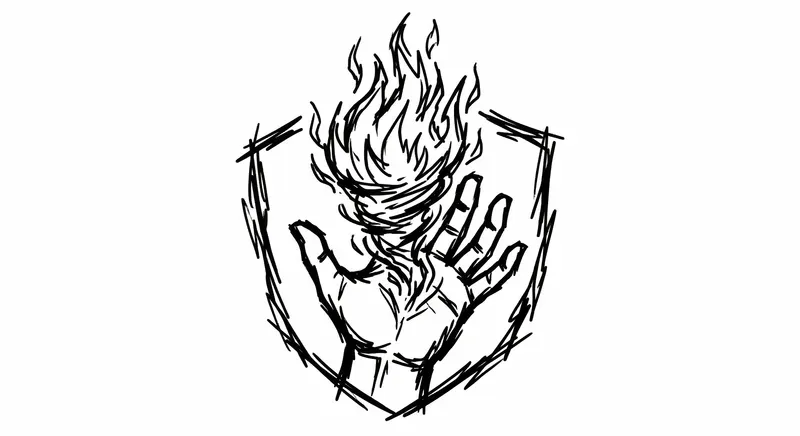 Detailed Gothic Line Art Sketches