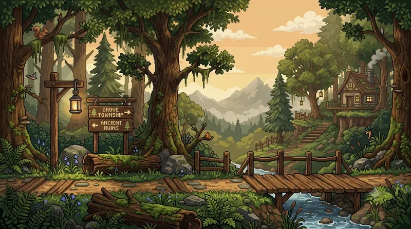 Pixel Art Game Backgrounds
