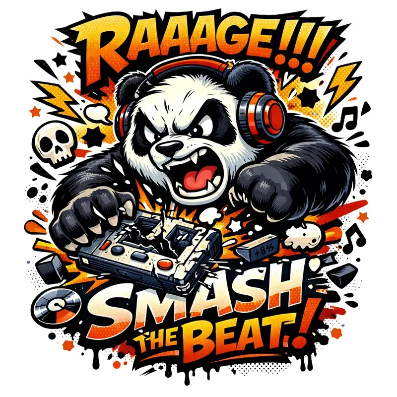 Bold Cartoon Streetwear Tshirt Designs