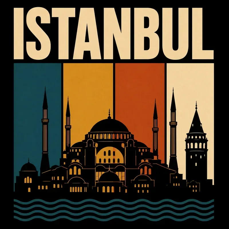 Retro Minimalist City Tshirt Designs