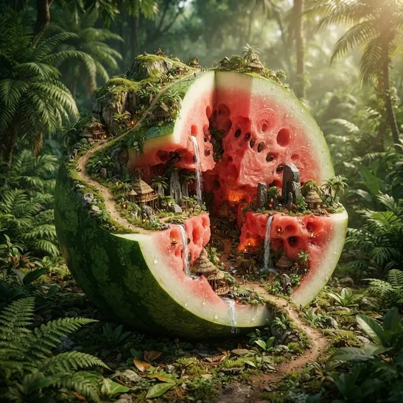 Tiny Worlds In Food Generator