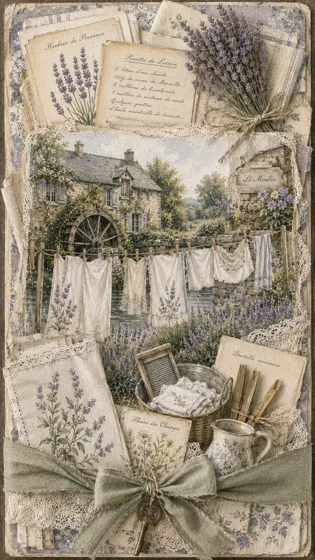 French Mill Journaling Card Ephemera