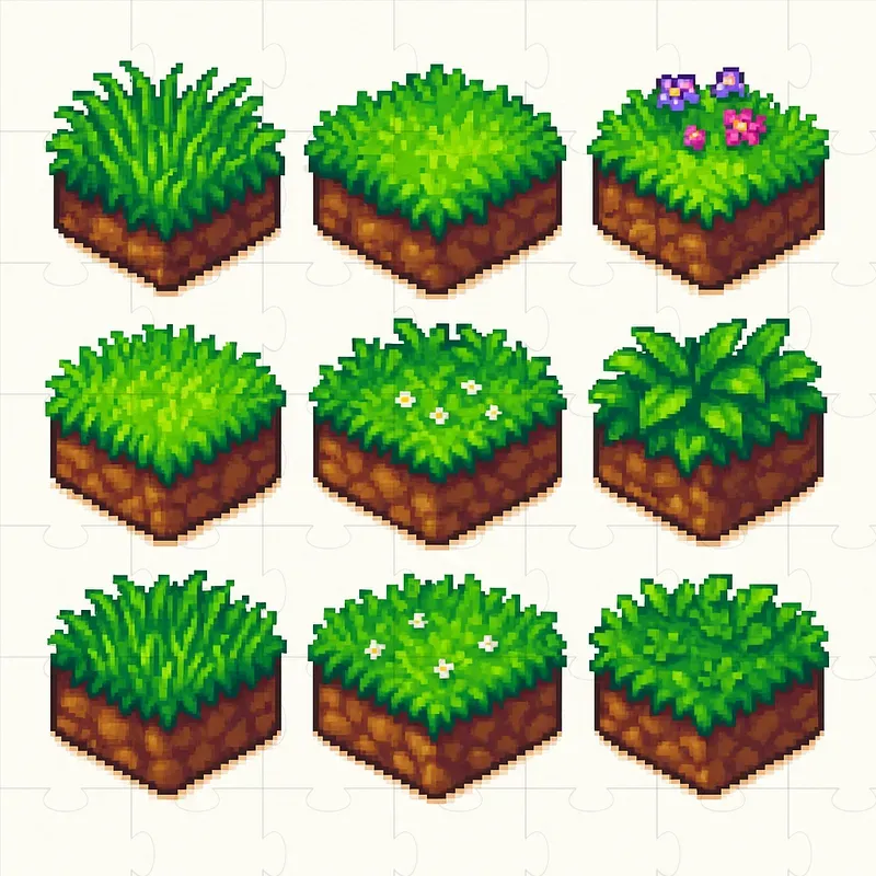 Isometric Pixel Art Tilesets