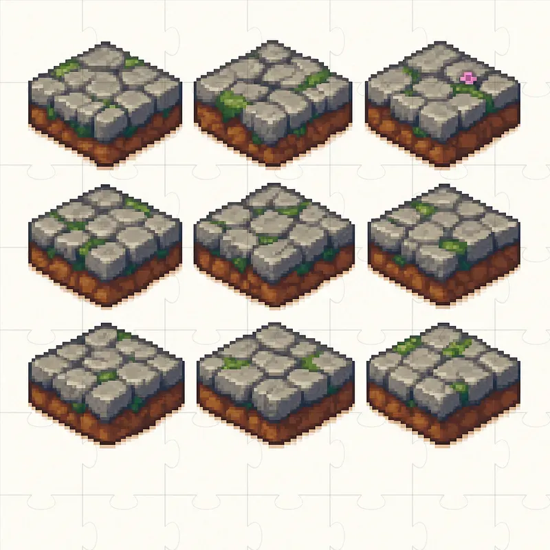Isometric Pixel Art Tilesets