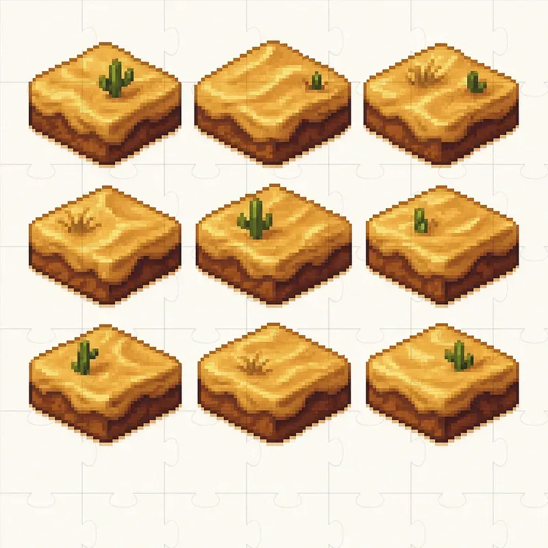 Isometric Pixel Art Tilesets