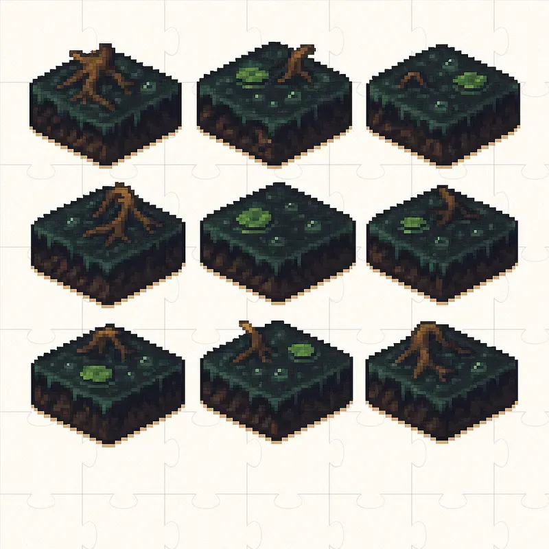 Isometric Pixel Art Tilesets