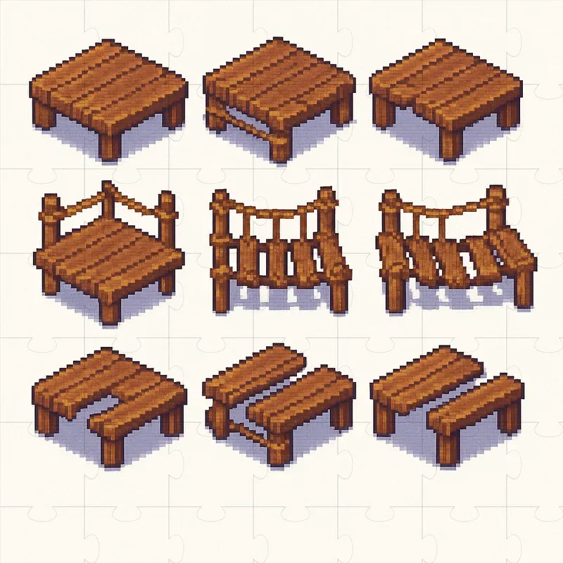 Isometric Pixel Art Tilesets