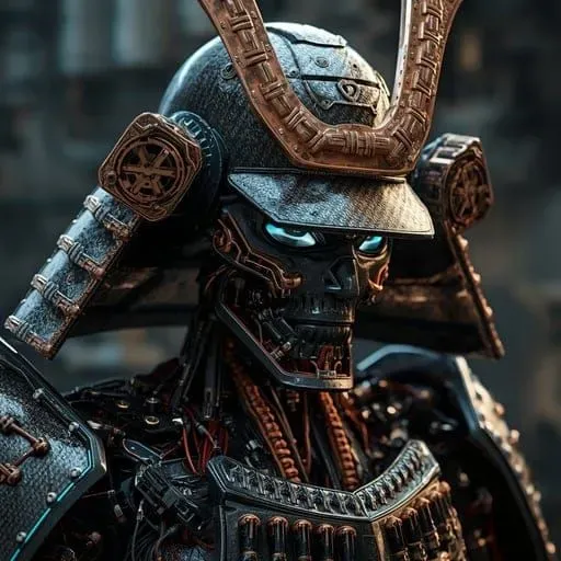 Hyperrealistic Scifi Mecha Robot Generative Art