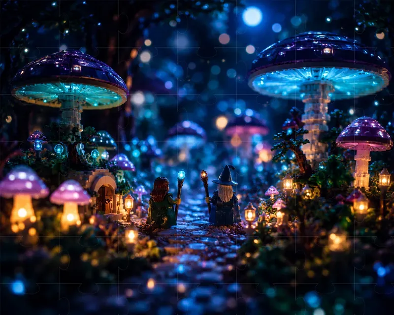 Cinematic Miniature Lego World Scenes