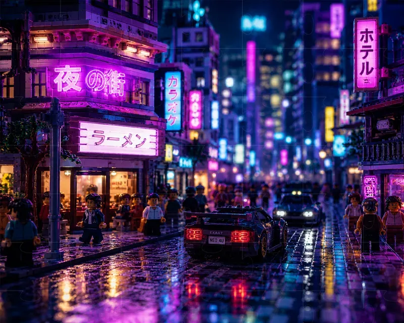 Cinematic Miniature Lego World Scenes