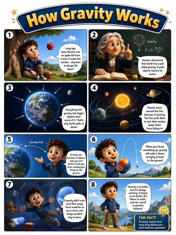 3d Educational Science Storyboards