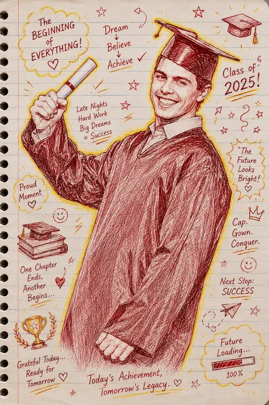 Handdrawn Doodle Portrait Generator