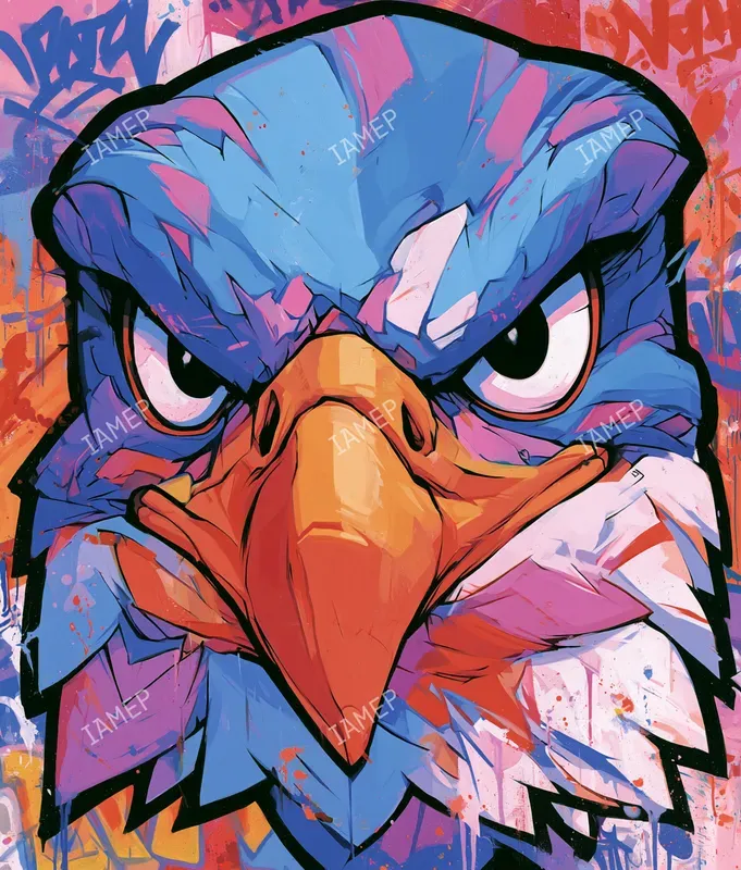Graffiti Animal Rage Portraits