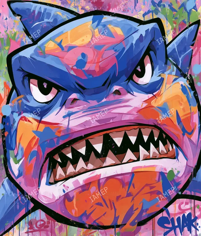 Graffiti Animal Rage Portraits