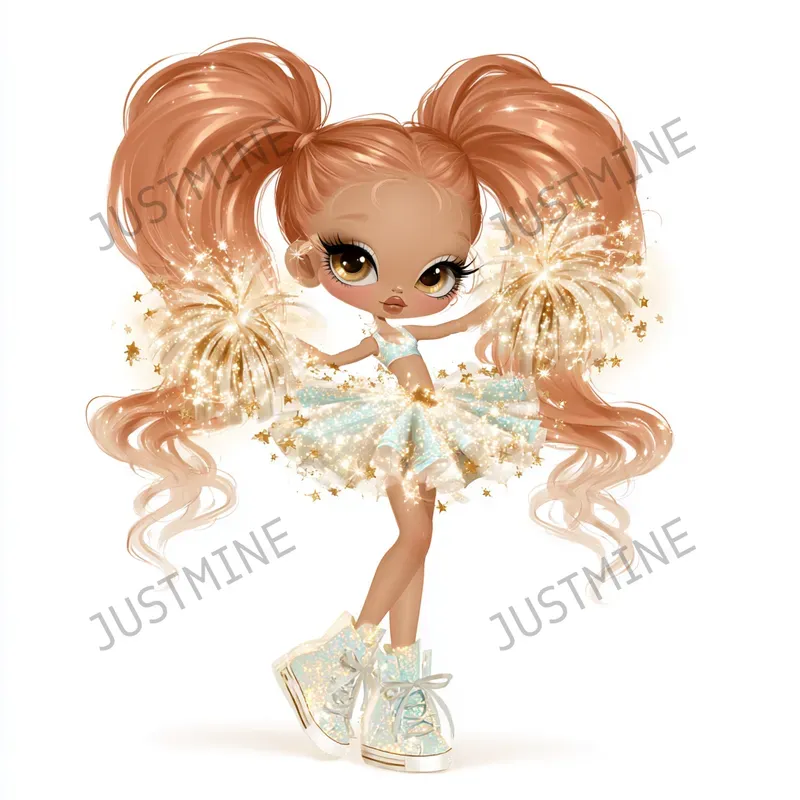 Space Fashion Girls Clipart