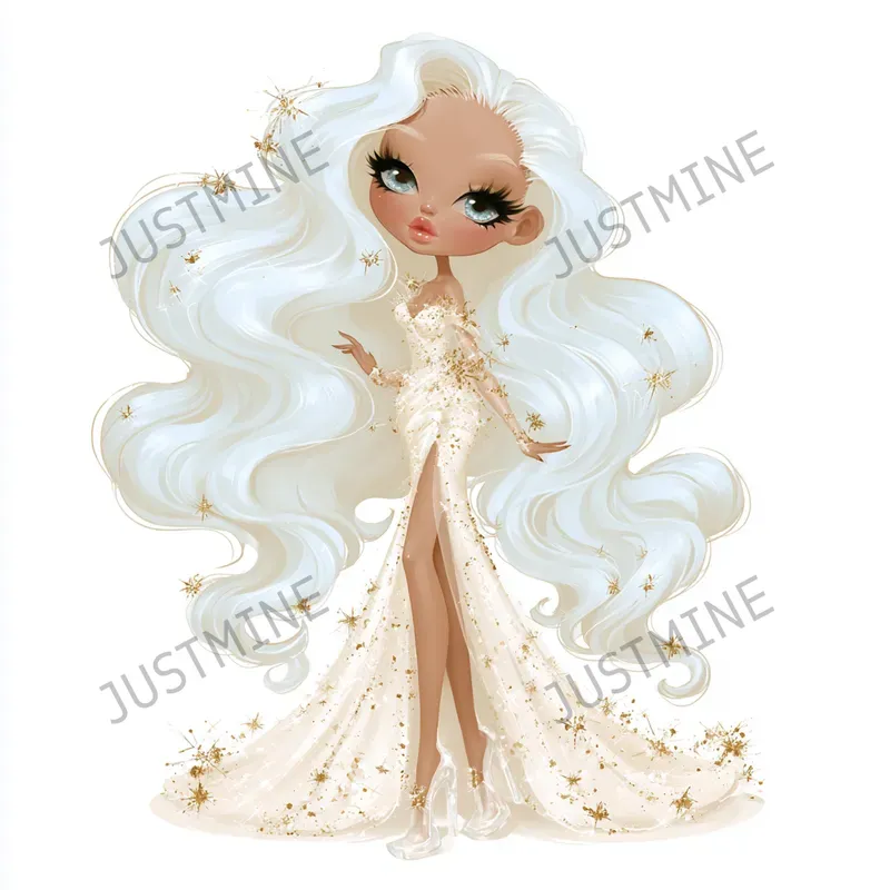 Space Fashion Girls Clipart