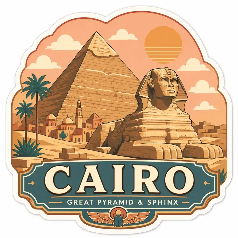 Retro Travel Sticker Packs