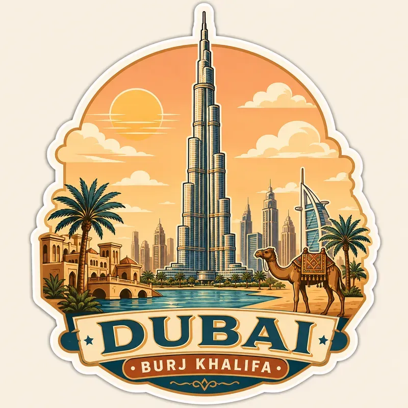 Retro Travel Sticker Packs