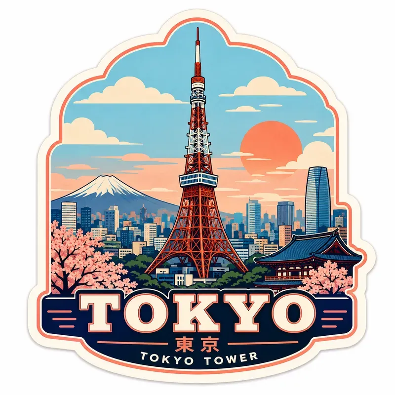Retro Travel Sticker Packs