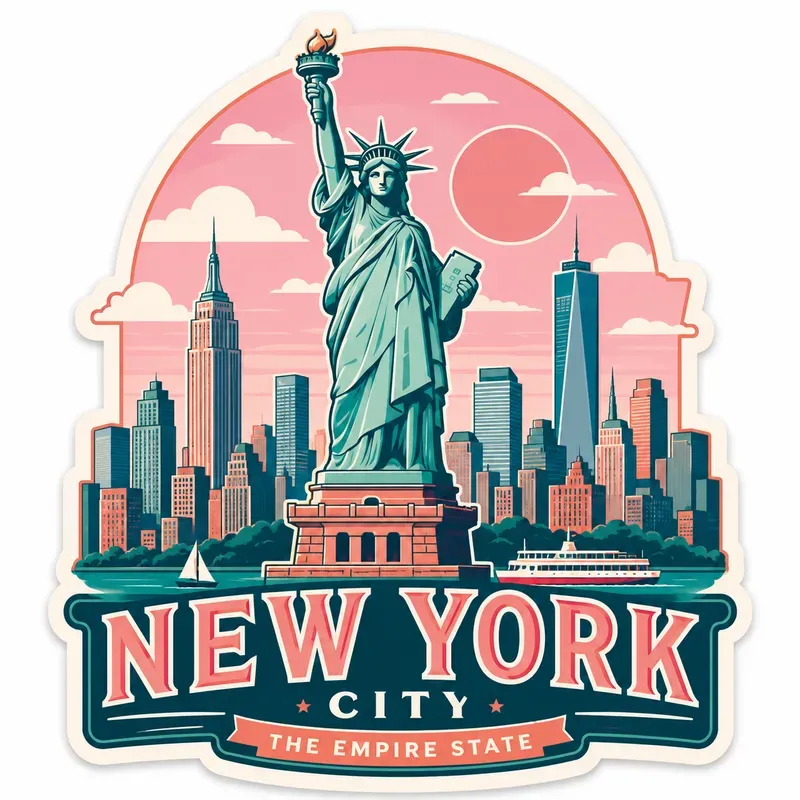 Retro Travel Sticker Packs