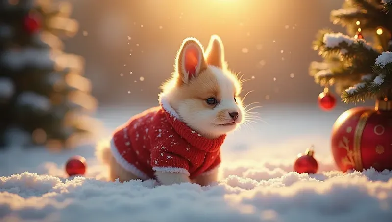 Animals In A Christmas Contexts