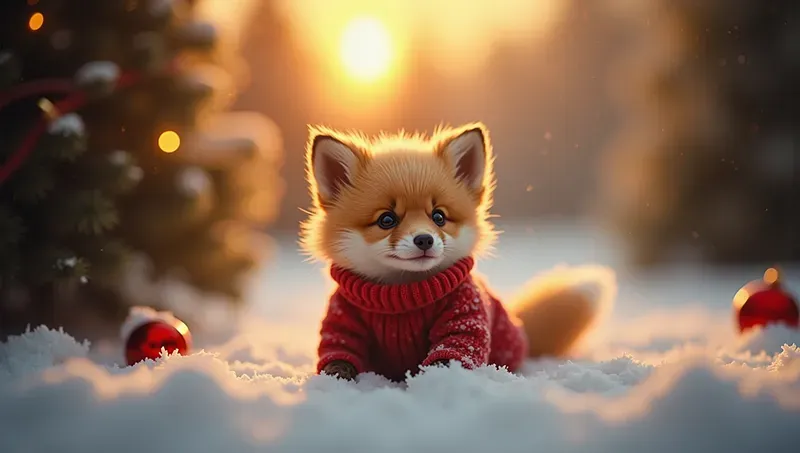 Animals In A Christmas Contexts