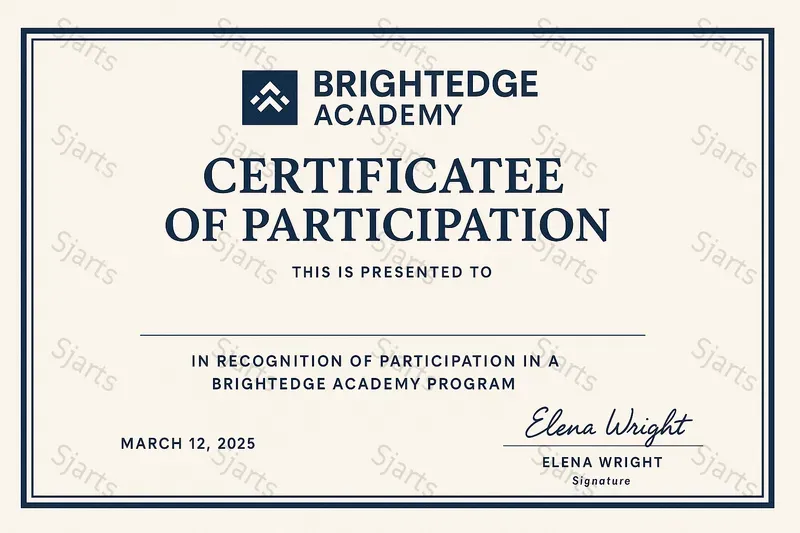 Realistic Certificate Templates