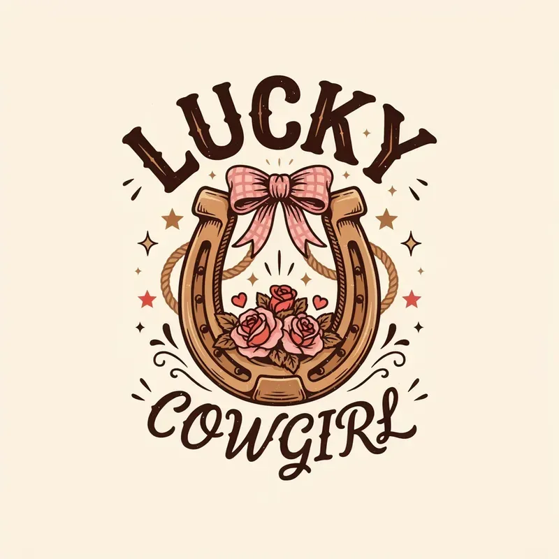 Coquette Western Tattoo Tshirt Art