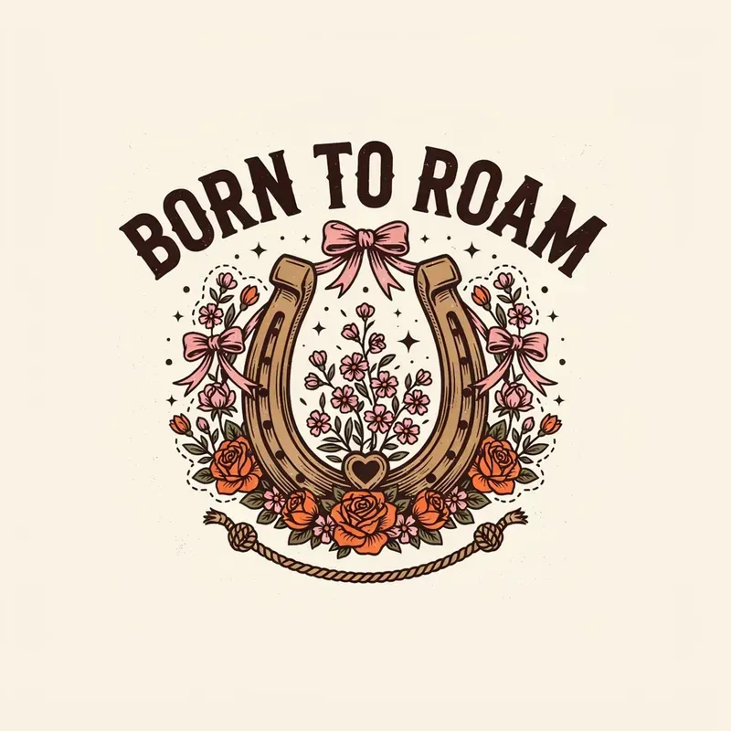 Coquette Western Tattoo Tshirt Art