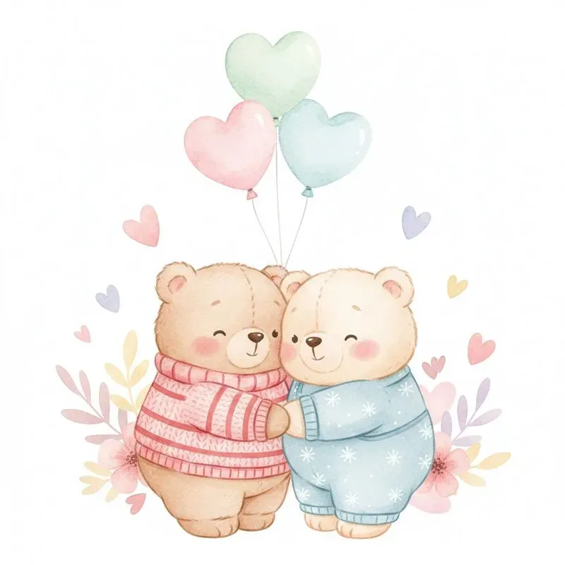 Valentine Nursery Cute Clipart