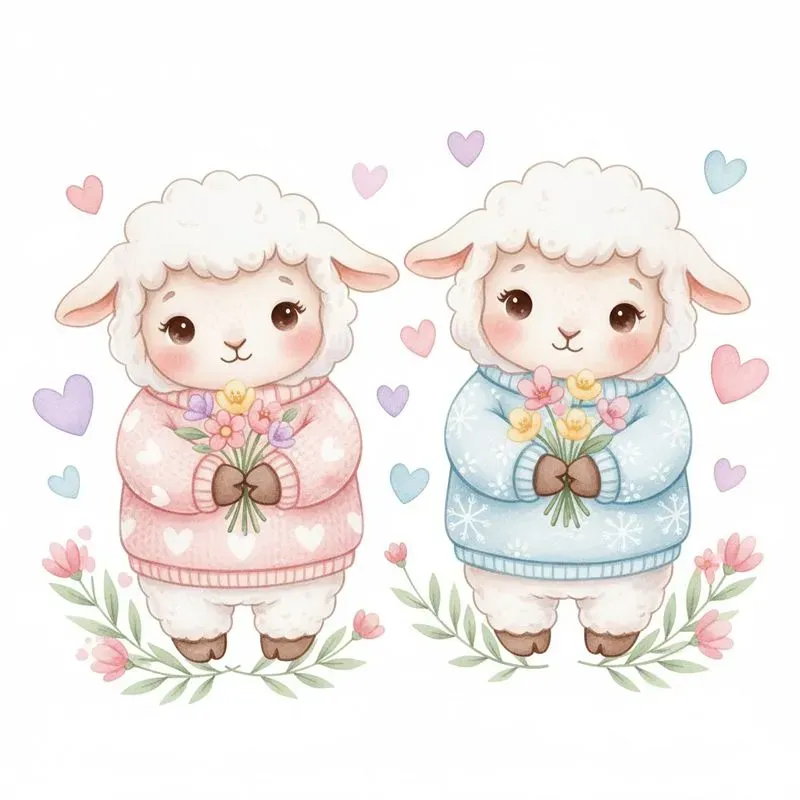 Valentine Nursery Cute Clipart