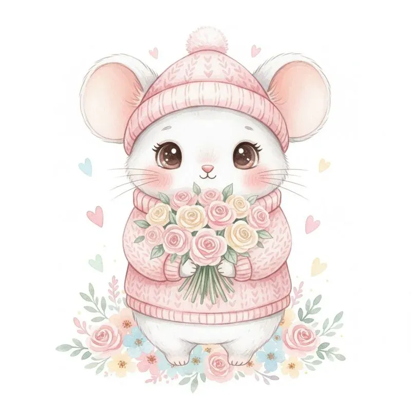 Valentine Nursery Cute Clipart